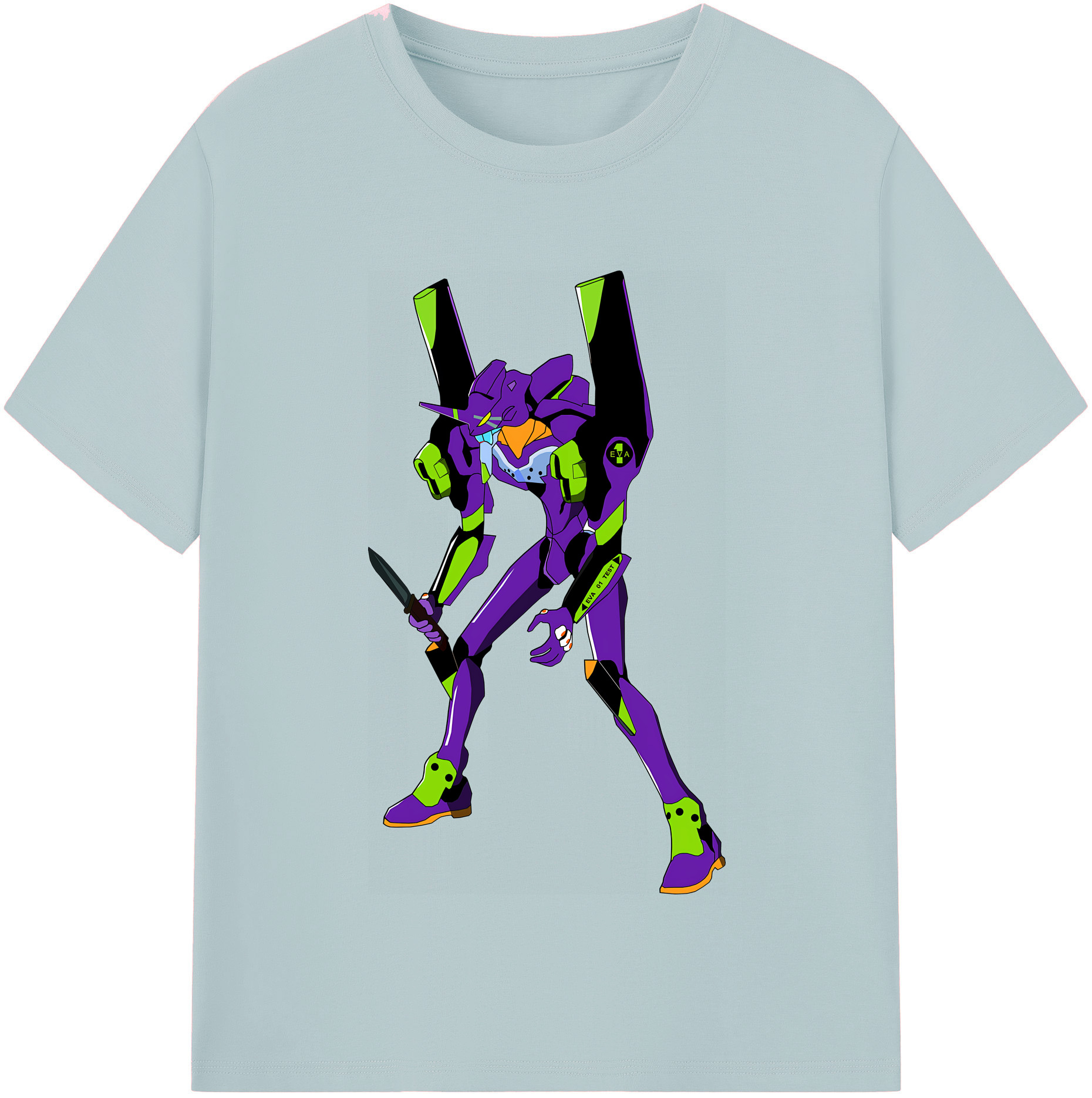 （画像用） EVA 新世紀エヴァンゲリオン 綿100％半袖Tシャツ（フロントプリント）